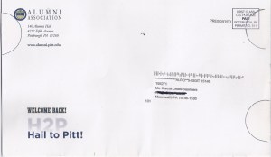 Pitt Alumni mailer